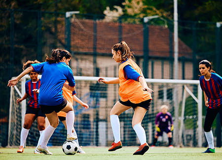 Futebolistas em treino. Mental Coaching para Atletas